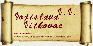 Vojislava Vitkovac vizit kartica